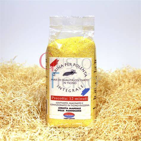 Farina di mais precotta per polenta