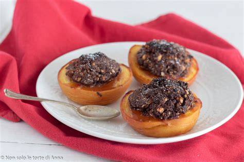 Pesche ripiene piemontesi con amaretti