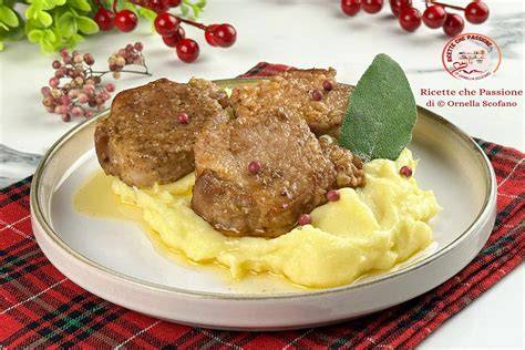 Purè di patate con arrosto
