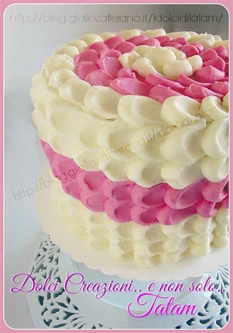 decorazione torta effetto cestino