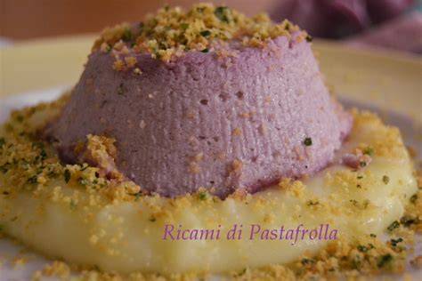 sformato di cavolo viola crema patate
