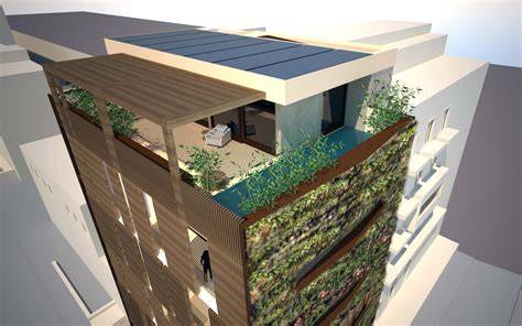 Edificio multipiano con pannelli Xlam