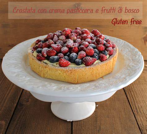 crostata senza glutine frutti di bosco