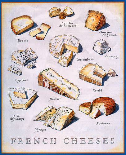 Schema delle famiglie dei formaggi francesi