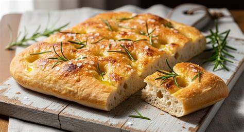 focaccia italiana croccante e soffice