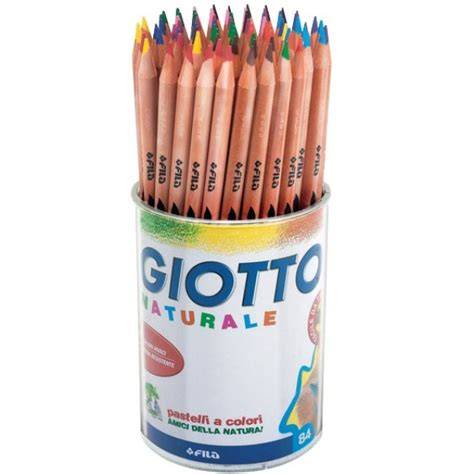 Barattolo matite colorate Giotto rosse