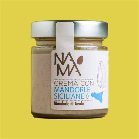 Crema di mandorle siciliane spalmabile