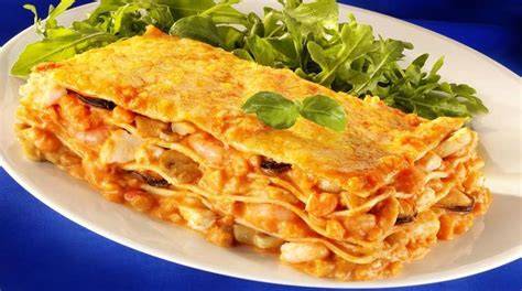 Lasagna al ragù di pesce gratinata