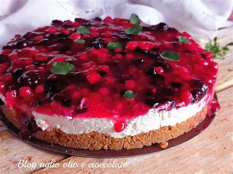 Cheesecake con stevia e frutti rossi