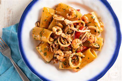 Paccheri di Gragnano ai frutti di mare