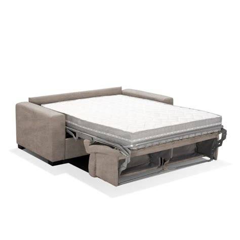Divano letto tortora aperto