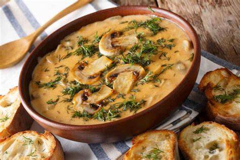 zuppa toscana di funghi porcini