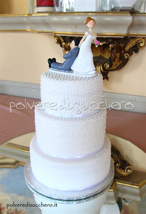 Torta nuziale italiana decorata cake design