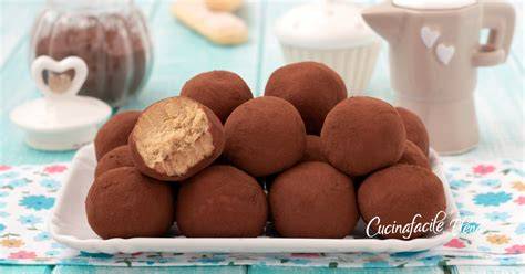tartufini tiramisù senza cottura