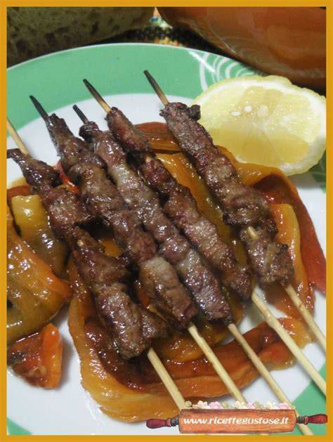 Arrosticini con citronette al limone