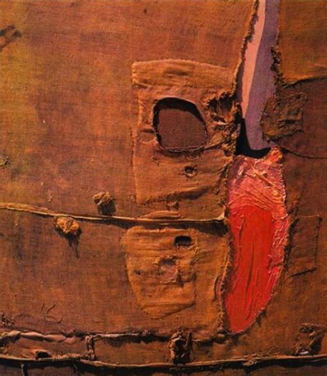 Sacco di Alberto Burri dettaglio materico