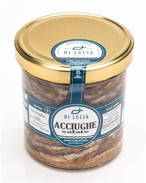 Acciughe salate siciliane in barattolo
