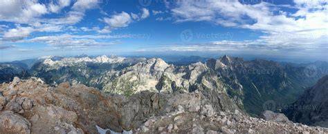 Panorama del Triglav da Radovljica