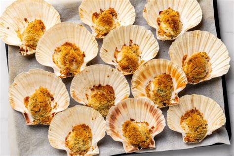 capesante gratinate nella conchiglia
