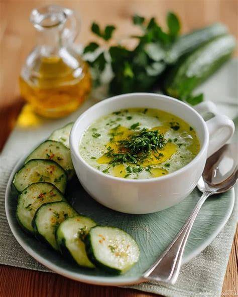zuppa fredda di cetrioli