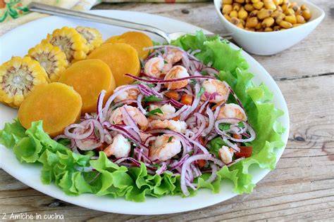 ceviche peruviano con lime e cipolla rossa