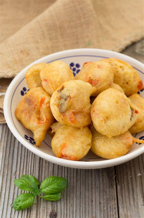 frittelle salate senza glutine dorate