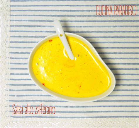 Salsa di yogurt allo zafferano