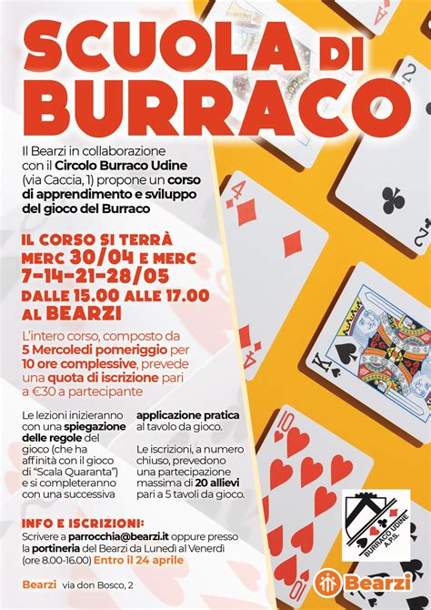 Circolo di burraco con tavoli da gioco