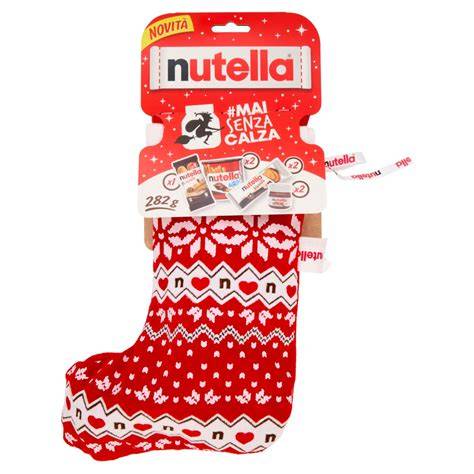 Calza Befana Nutella rossa con snack