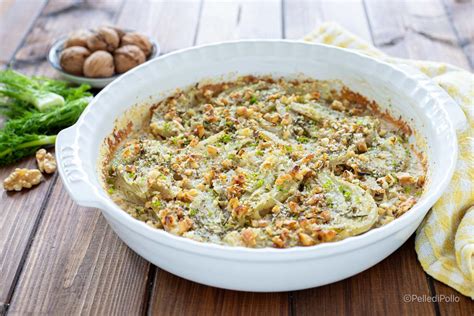 Finocchi gratinati con pangrattato e limone