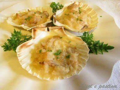 capesante gratinate nelle conchiglie