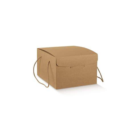 scatola panettone carta avana rafia
