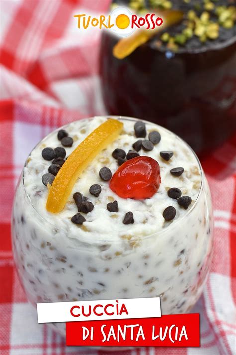 Cuccia siciliana con grano ricotta cioccolato