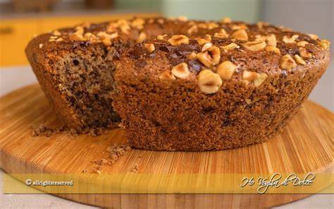 Ciambella al grano saraceno con nocciole