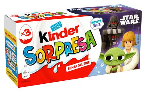 Uova Kinder Star Wars con personaggi