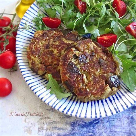 hamburger di melanzane al forno