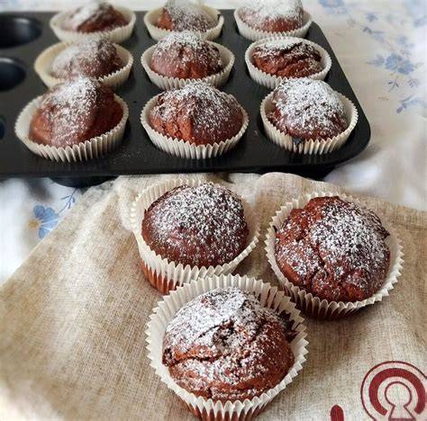 Muffin alla ricotta e cacao soffici