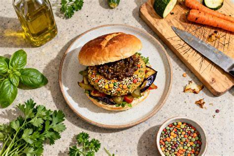 Alain Ducasse caponata vegetale impiattata