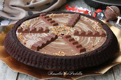 torta con barrette di cioccolato fondente